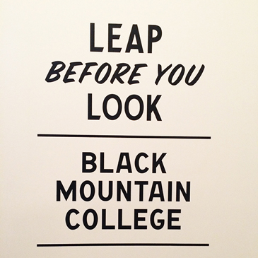 leap before you look – a visit to the ICA.
